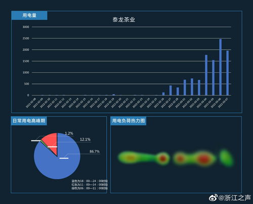 数字化赋能茶产业 国网泰顺供电公司绘制茶企生产热力图，助推产业升级